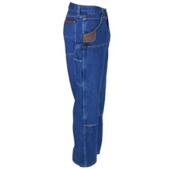 Wrangler Riggs Jeans: Men's Antique Indigo 3W030 AI Double Front Utility Jeans -Tessvero Sales Store image 53222 1 4