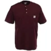 Carhartt Shirts: Men's Port K84 PRT Cotton Workwear Henley Shirt