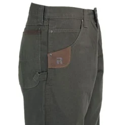Wrangler Riggs Jeans: Men's Loden Green 3W020 LD Cotton Ripstop Carpenter Jeans 6 Wrangler Riggs Jeans: Men's Loden Green 3W020 LD Cotton Ripstop Carpenter Jeans -Tessvero Sales Store image 60158