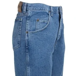 Wrangler Jeans: Men's Vintage Indigo 35001 VI Rugged Wear Relaxed Fit Work Jeans -Tessvero Sales Store image 60179