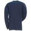 Carhartt Shirts: Men's Navy K126 NVY Cotton Long Sleeve Work Shirt