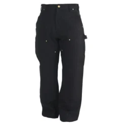 Carhartt Pants: Men's B01 BLK Black Cotton Duck Carpenter Pants 7 Carhartt Pants: Men's B01 BLK Black Cotton Duck Carpenter Pants -Tessvero Sales Store image 65190