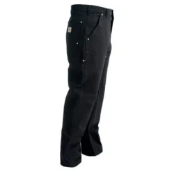 Carhartt Pants: Men's B01 BLK Black Cotton Duck Carpenter Pants 6 Carhartt Pants: Men's B01 BLK Black Cotton Duck Carpenter Pants -Tessvero Sales Store image 65192