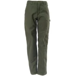 Carhartt Pants: Men's B111 MOS Green Flannel Lined Pants -Tessvero Sales Store image 70527