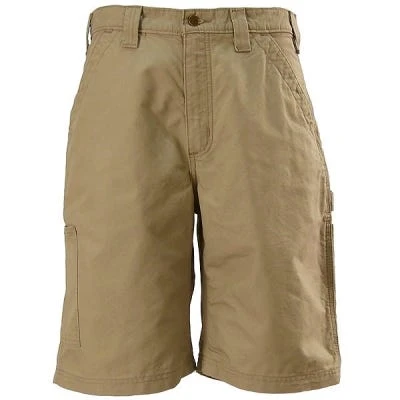 Carhartt Shorts: Men's Dark Khaki B147 DKH Cotton Canvas Work Shorts 4 Carhartt Shorts: Men's Dark Khaki B147 DKH Cotton Canvas Work Shorts - Image 4