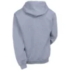 Jerzees Sweatshirts: Men's 4997M OXF Oxford Grey Super Sweats Pullover Hooded Sweatshirt