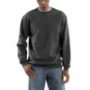 Carhartt Sweatshirt: Men's 104165 026 Carbon Heather Heavyweight Crewneck Paxton