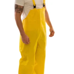 Tingley Overalls: Men's O56007 Yellow DuraScrim Waterproof PVC Overalls