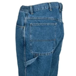 Red Kap Jeans: Men's Stonewashed PD80 SW Loose Fit Work Dungaree Jeans 6 Red Kap Jeans: Men's Stonewashed PD80 SW Loose Fit Work Dungaree Jeans -Tessvero Sales Store pd80sw2 redcapl 01