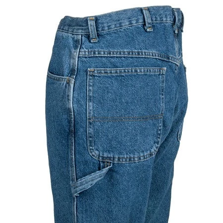 Red Kap Jeans: Men's Stonewashed PD80 SW Loose Fit Work Dungaree Jeans 3 Red Kap Jeans: Men's Stonewashed PD80 SW Loose Fit Work Dungaree Jeans - Image 3
