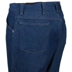 Bulwark Jeans: Men's Flame-Resistant PEJ2 DD Blue Cotton Denim Work Jeans -Tessvero Sales Store pej2dd4 bulwarkl 01