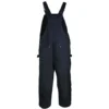 Carhartt Overalls: Men's R37 BLK Black Cotton Duck Zip Bib Overalls