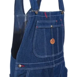 Red Kap Overalls: Men's BD10 DN Cotton Denim Bib Overalls -Tessvero Sales Store red kap bd10 dn fd 01