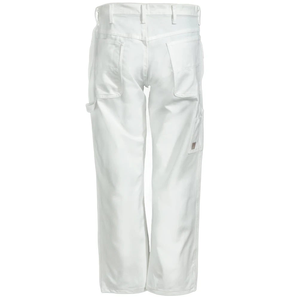 Red Kap Pants: Men's PC80 WH White Painter Dungaree Work Pants 4 Red Kap Pants: Men's PC80 WH White Painter Dungaree Work Pants - Image 4