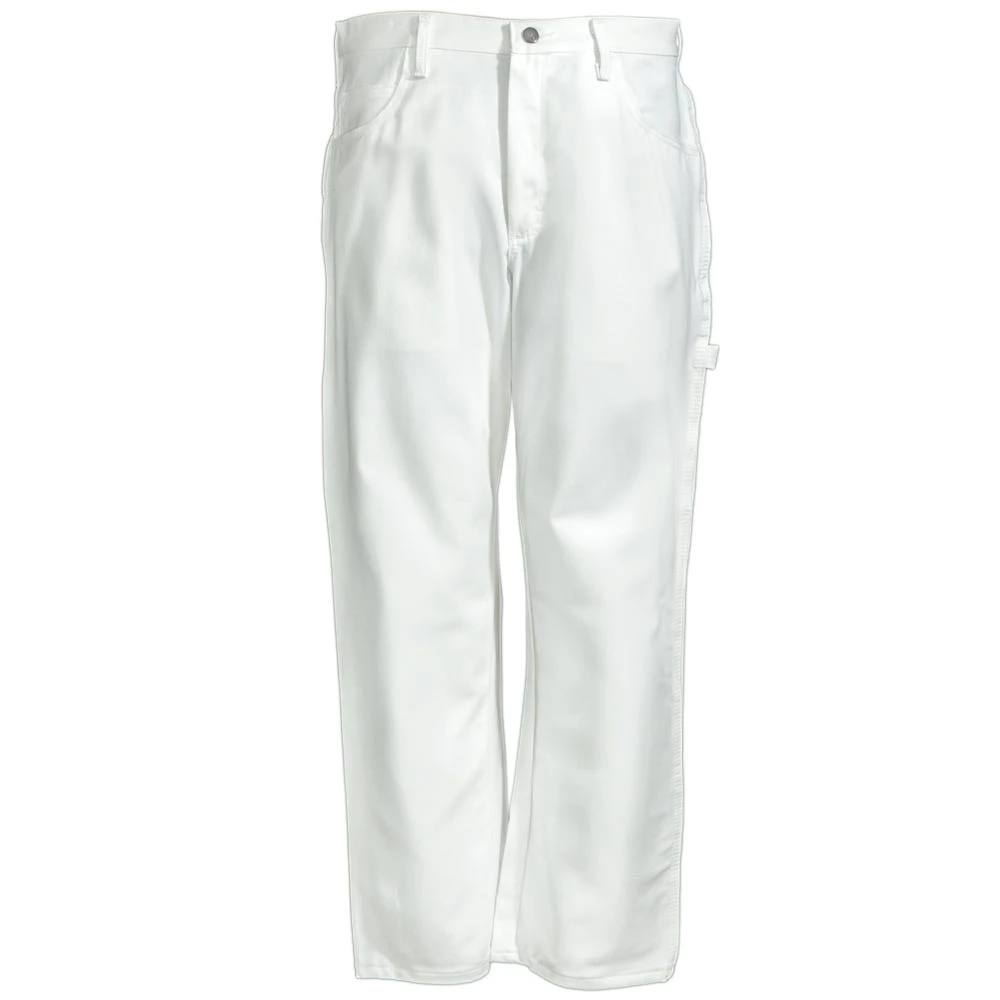 Red Kap Pants: Men's PC80 WH White Painter Dungaree Work Pants 2 Red Kap Pants: Men's PC80 WH White Painter Dungaree Work Pants - Image 2