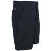 Red Kap Shorts: Men's PT26 BK Black Plain Front Twill Shorts
