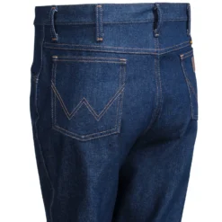 Wrangler Jeans: Men's Navy 935 NAV Cowboy Cut Slim Fit Boot Cut Jeans -Tessvero Sales Store wrangler 0935nav l 01