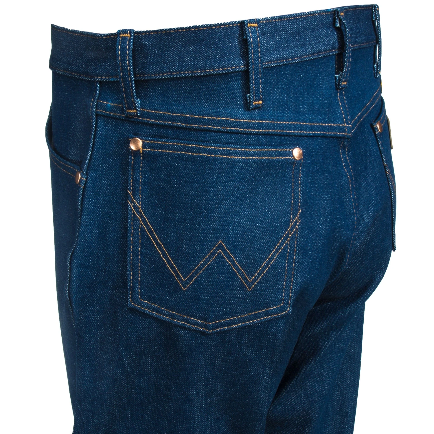 Wrangler Jeans: Men's Rigid Indigo 0013MWZ Cowboy Cut Original Fit Jeans 3 Wrangler Jeans: Men's Rigid Indigo 0013MWZ Cowboy Cut Original Fit Jeans - Image 3