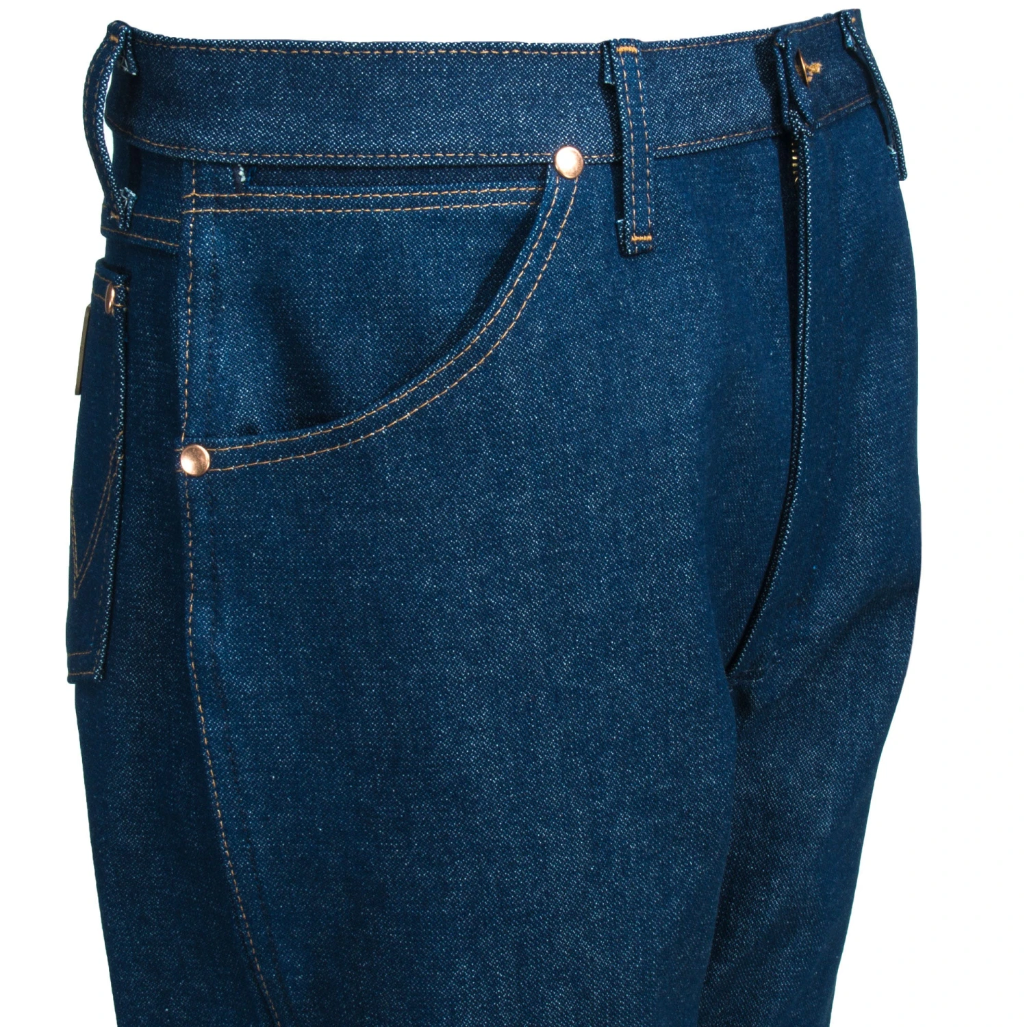 Wrangler Jeans: Men's Rigid Indigo 0013MWZ Cowboy Cut Original Fit Jeans 4 Wrangler Jeans: Men's Rigid Indigo 0013MWZ Cowboy Cut Original Fit Jeans - Image 4