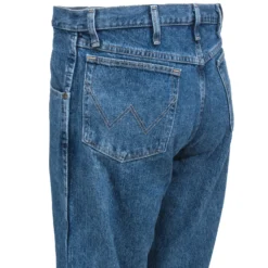 Wrangler Jeans: Men's Grey Indigo 35001 GI Rugged Wear Relaxed Fit Work Jeans -Tessvero Sales Store wrangler 35001gi l 01