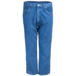 Wrangler Jeans: Men's Stonewashed 35005 SW Rugged Wear Relaxed Fit Stretch Jeans -Tessvero Sales Store wrangler 35005sw f 01