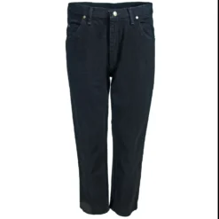Wrangler Jeans: Men's Black 39902 OB Rugged Wear Classic Fit Jeans -Tessvero Sales Store wrangler 39902ob f 01
