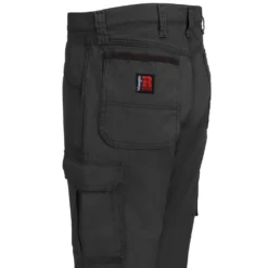 Wrangler Riggs Pants: Men's 3W060 BL Black Ripstop Ranger Pants -Tessvero Sales Store wrangler 3w060st l 01