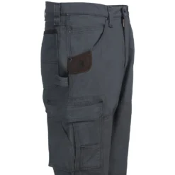 Wrangler Riggs Pants: Men's 3W060 ST Slate Grey Ripstop Ranger Pants