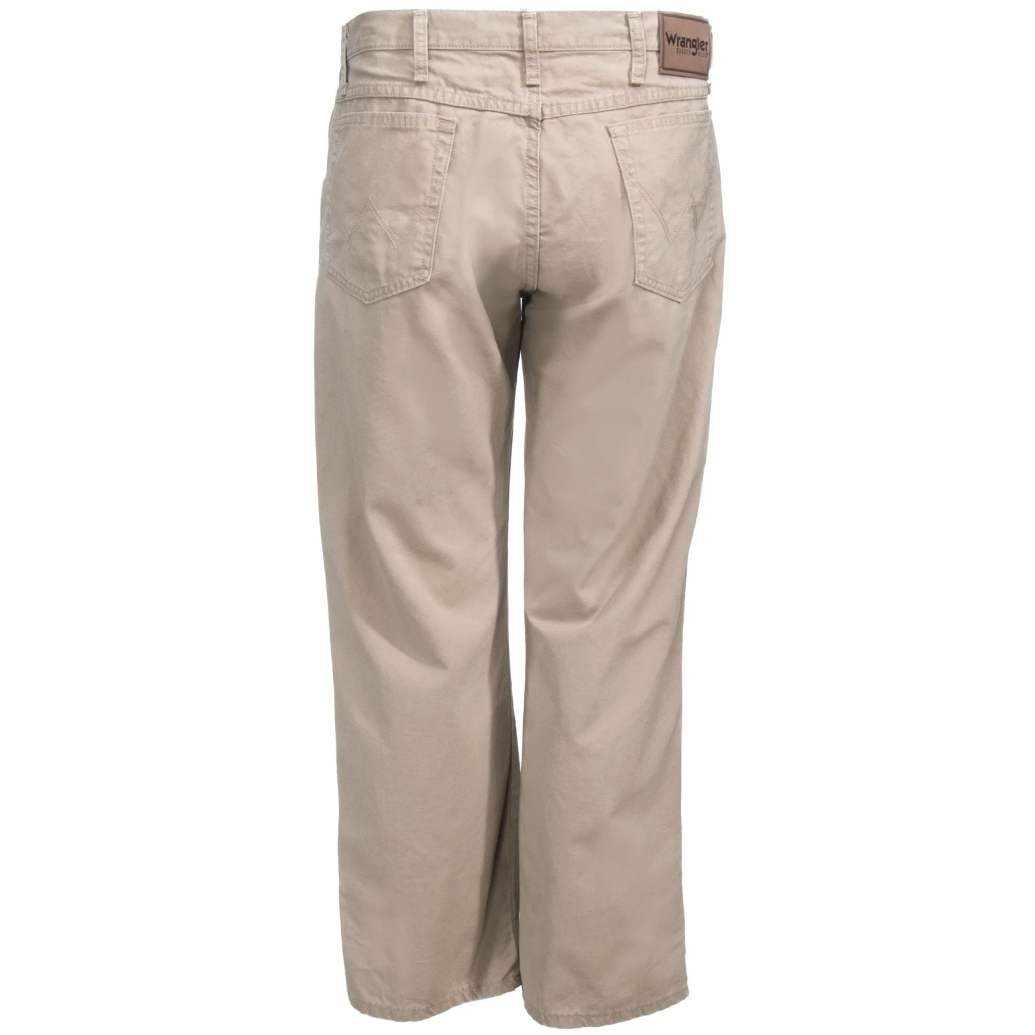Wrangler Jeans: Men's Khaki 31000 GK Rugged Wear Relaxed Straight Fit Canvas Jeans 4 Wrangler Jeans: Men's Khaki 31000 GK Rugged Wear Relaxed Straight Fit Canvas Jeans - Image 4